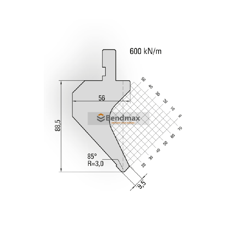 press brake tool- amada-gooseneck punch11.863