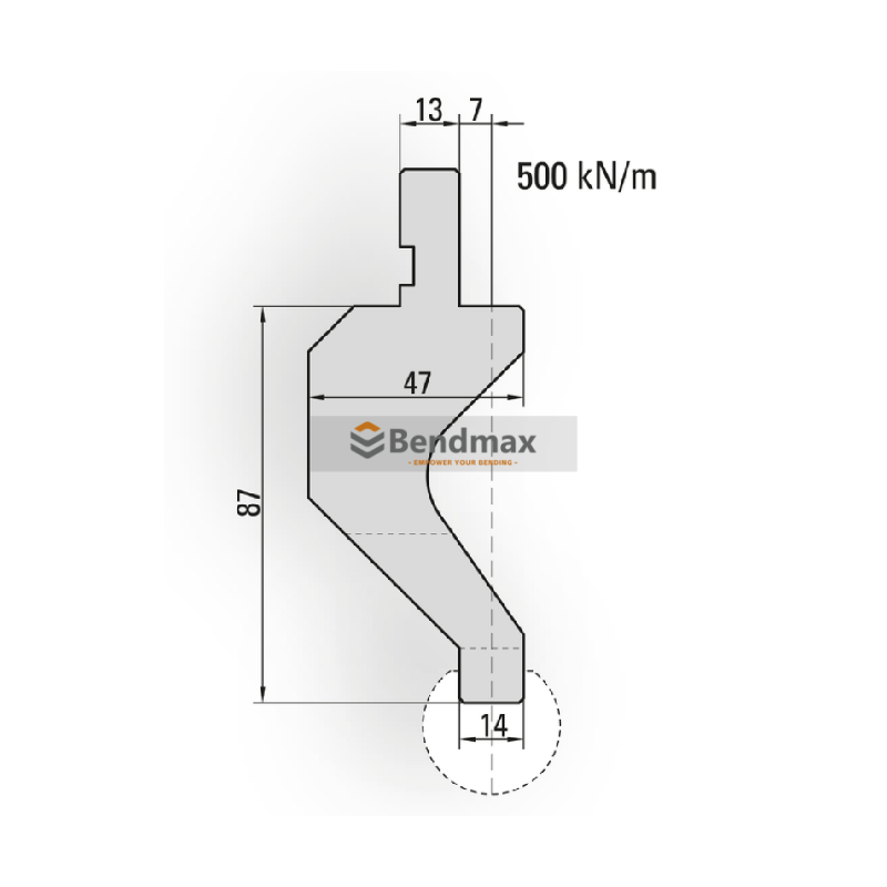 press brake tool-amada-radius punch10.190
