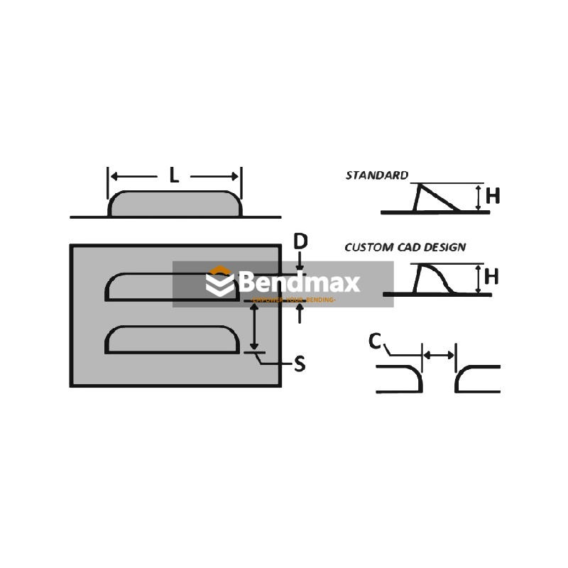 Adjustable louver tool for Sheet metal