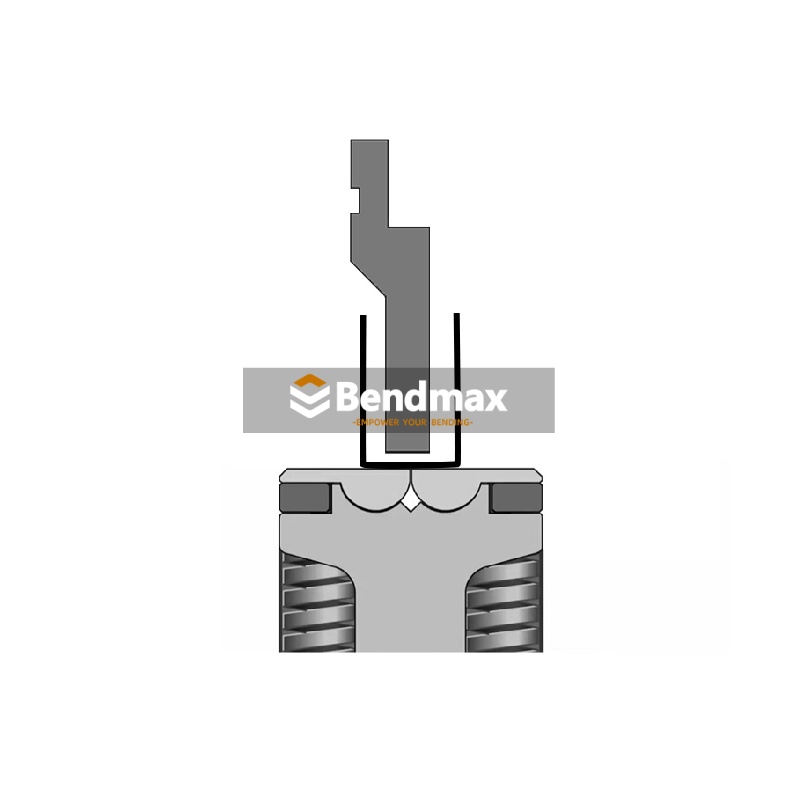 Reversible Press Brake U-Bending Die with Rotating Support Mechanism