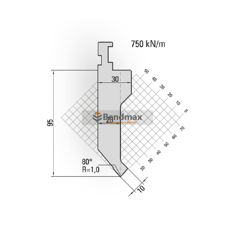  trumpf press brake tool-Customized standard punches 14020