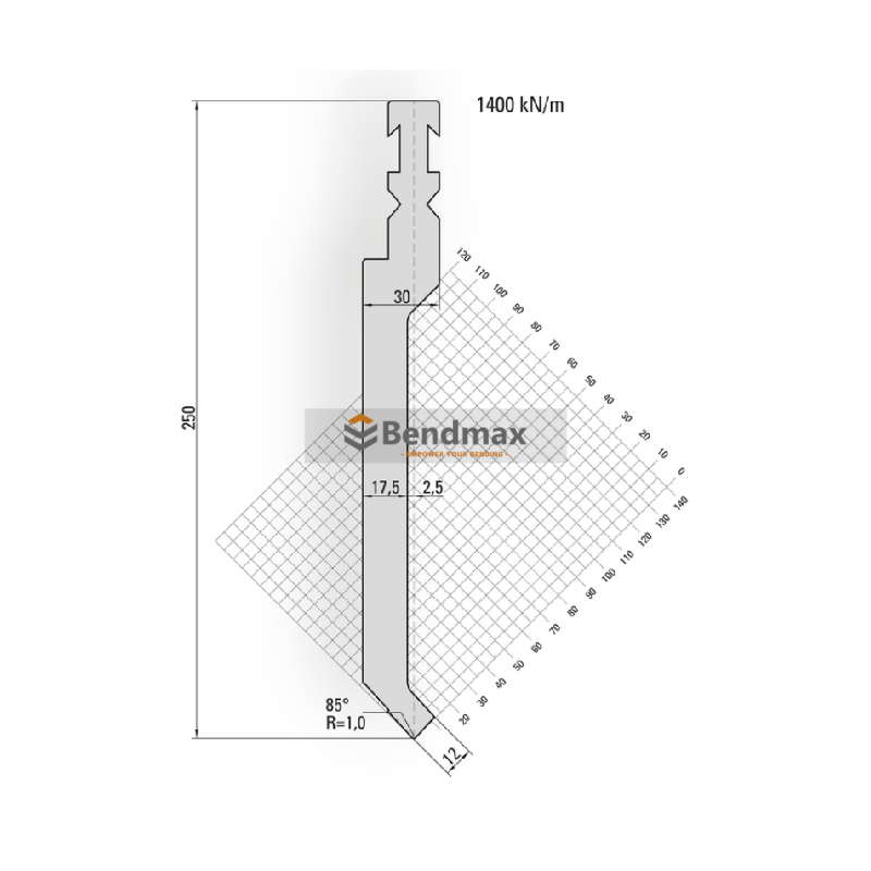 bystronic press brake tool - European punches  14159