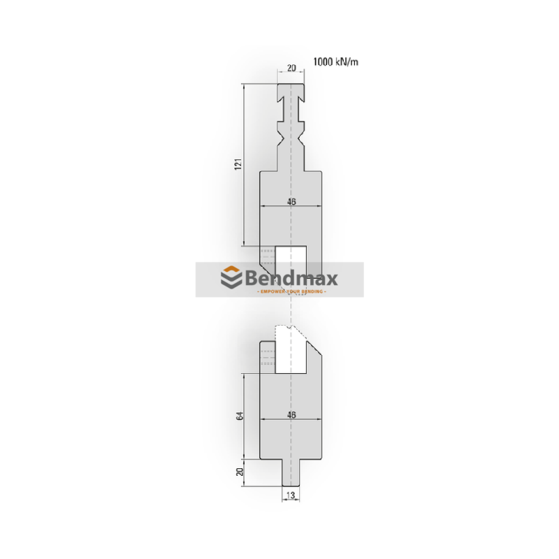 press brake tool-  bystronic American offset bending Punch14080