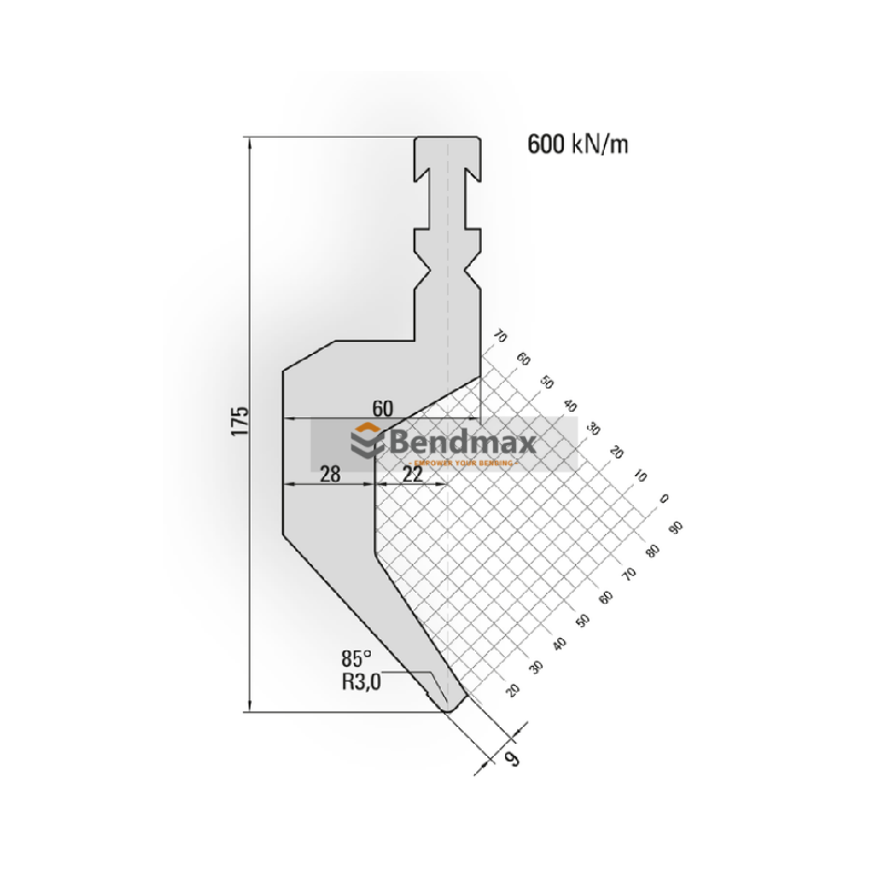 bystronic press brake tool - European punches  14166
