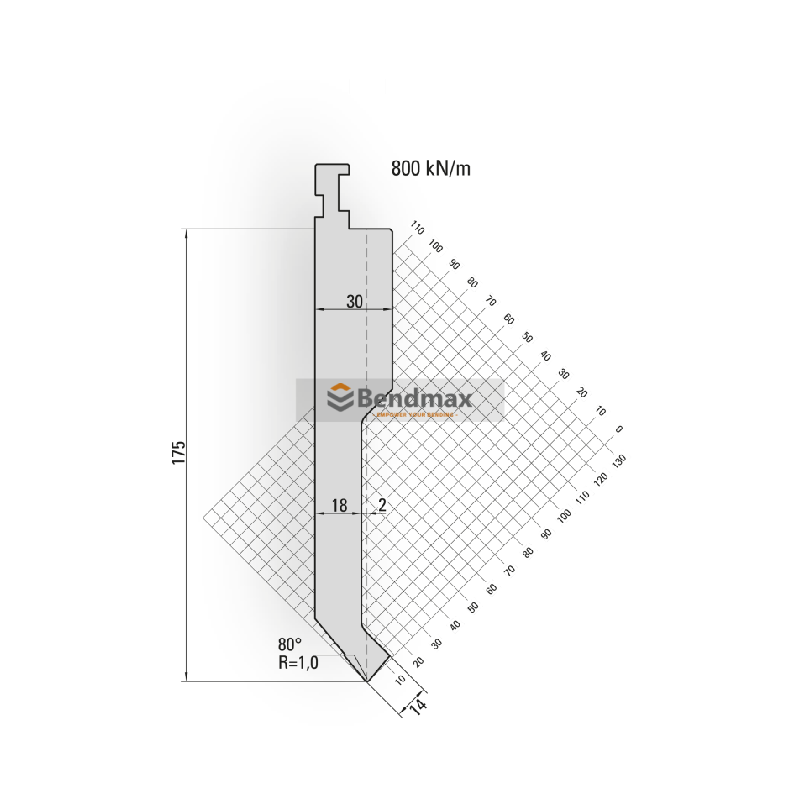 Wila-System Type II Punch for Press Brake